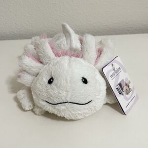 Warmies Axolotl Plush Toy Microwavable White Lavender Scented Weighted w/TAGS